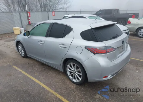 2012 Lexus Ct 200H Premium из США, поврежденный, VIN JTHKD5BH7C2103842